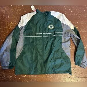NWT Green Bay Packers Winbreaker